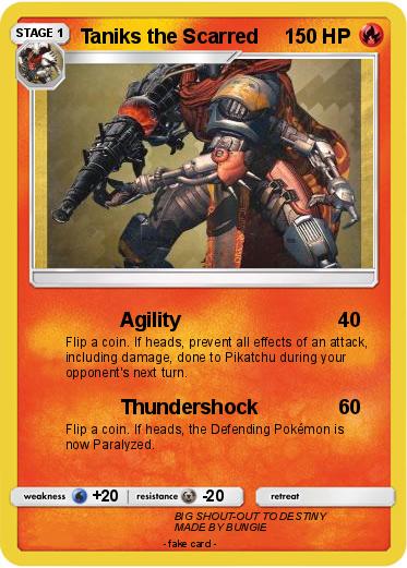 Pokemon Taniks the Scarred