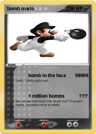 Pokemon bomb mario