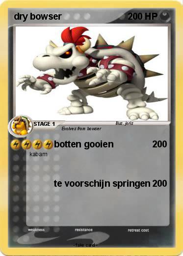 Pokemon dry bowser
