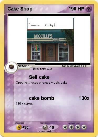 Pokemon Cake Shop