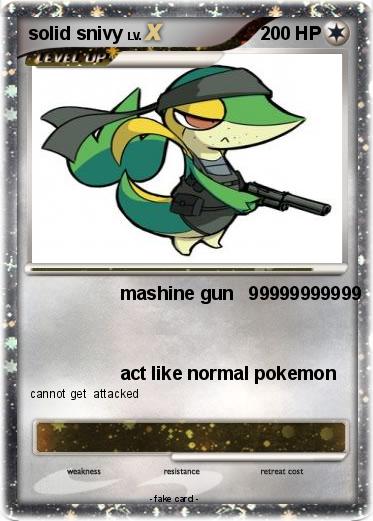 Pokemon solid snivy
