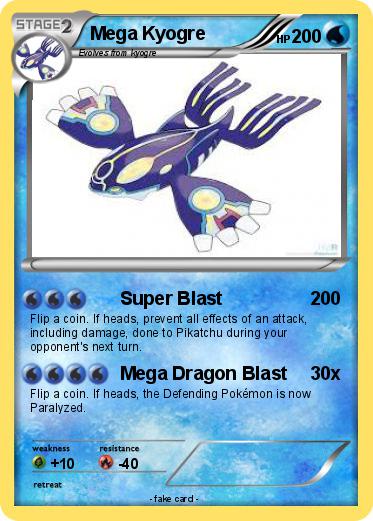 Pokemon Mega Kyogre
