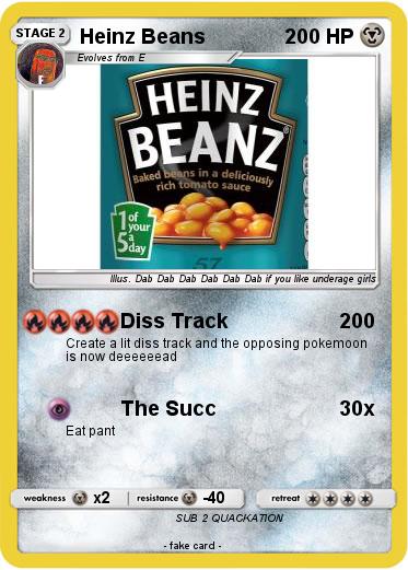 Pokemon Heinz Beans