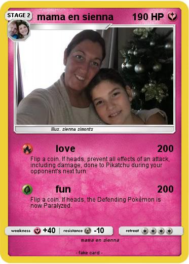 Pokemon mama en sienna