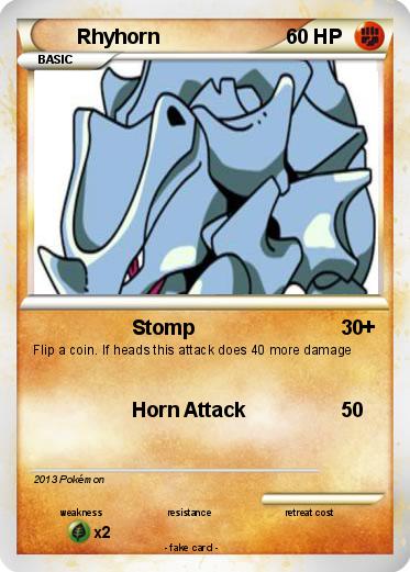 Pokemon Rhyhorn