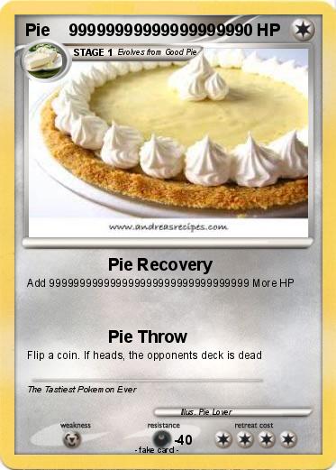 Pokemon Pie    999999999999999999