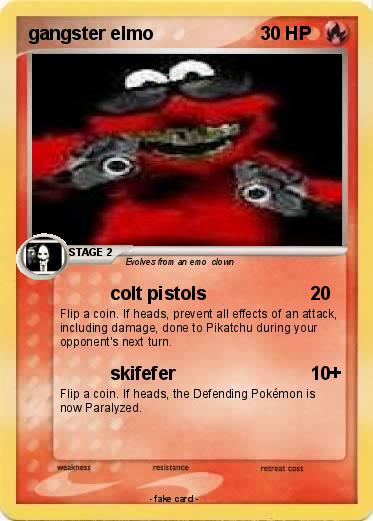 Pokemon gangster elmo