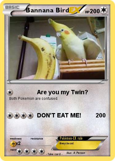 Pokemon Bannana Bird