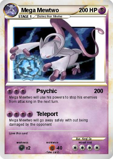 Pokemon Mega Mewtwo