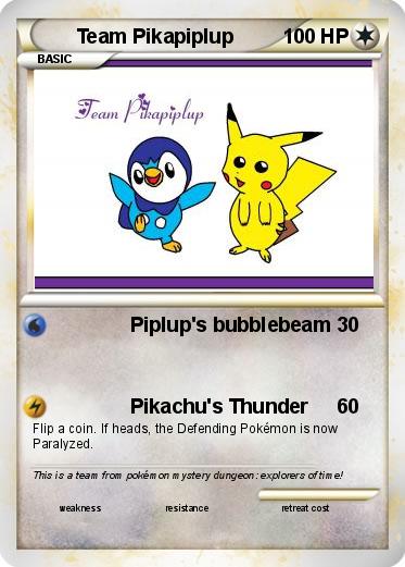 Pokemon Team Pikapiplup