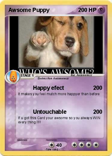 Pokemon Awsome Puppy