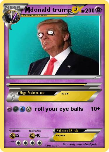 Pokemon donald trump