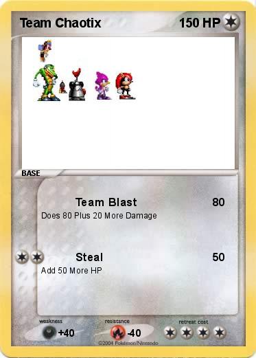 Pokemon Team Chaotix