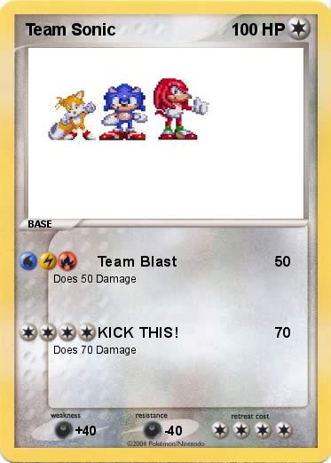 Pokemon Team Sonic