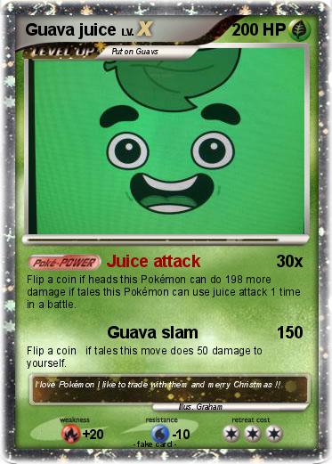 Pokemon Guava juice