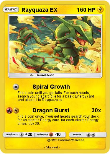 Pokemon Rayquaza EX
