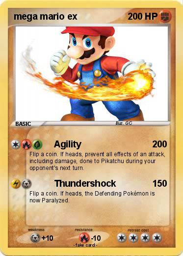 Pokemon mega mario ex