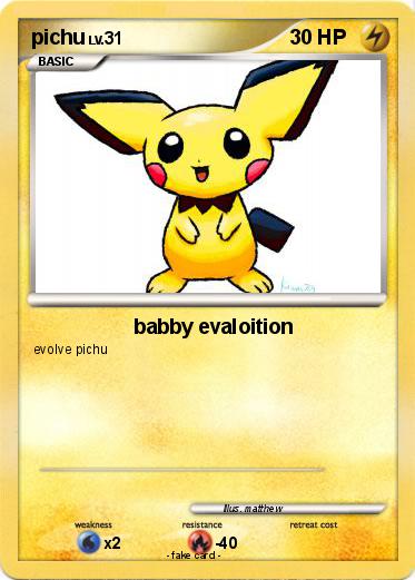 Pokemon pichu
