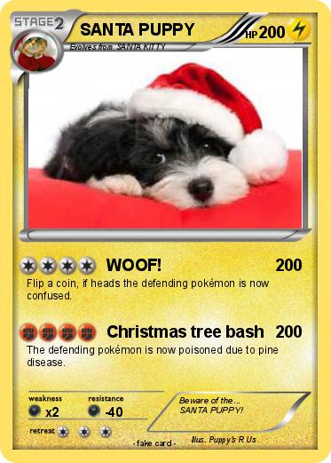 Pokemon SANTA PUPPY