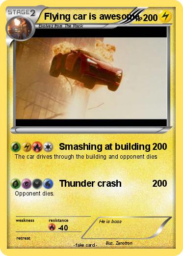 Pokemon Flying car is awesome