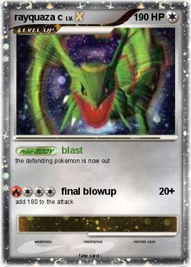 Pokemon rayquaza c