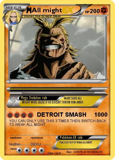 Pokemon All might