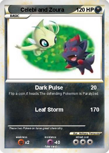 Pokemon Celebi and Zoura