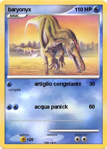 Pokemon baryonyx
