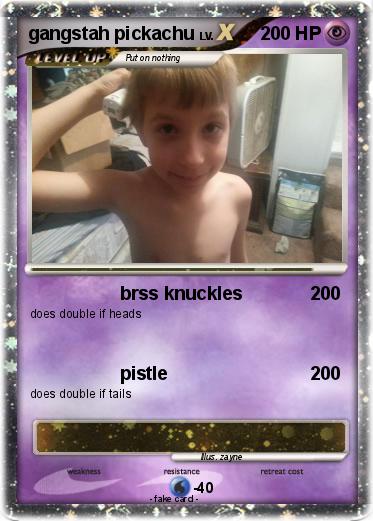 Pokemon gangstah pickachu