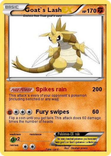 Pokemon Goat`s Lash