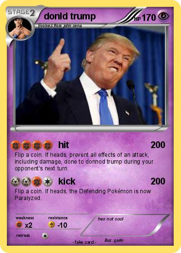 Pokemon donld trump