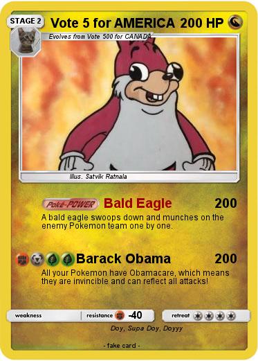 Pokemon Vote 5 for AMERICA