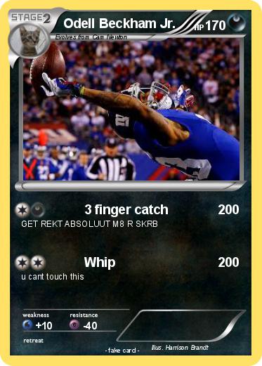 Pokemon Odell Beckham Jr.