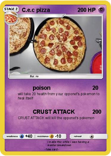 Pokemon C.e.c pizza