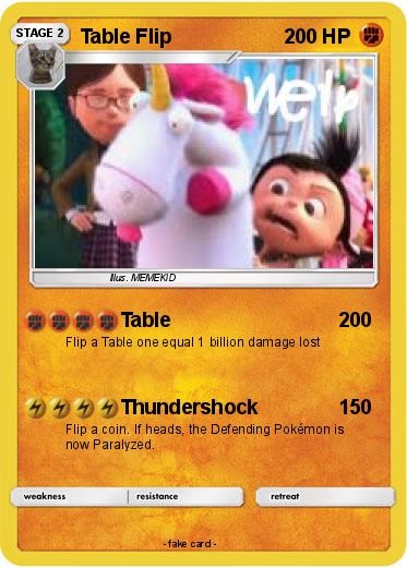 Pokemon Table Flip