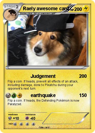Pokemon Raely awesome card