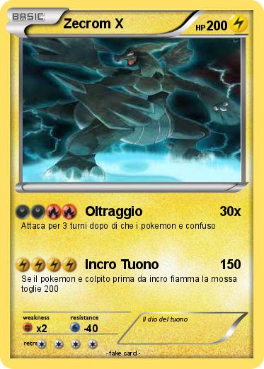 Pokemon Zecrom X