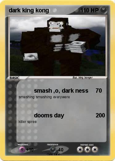 Pokemon dark king kong