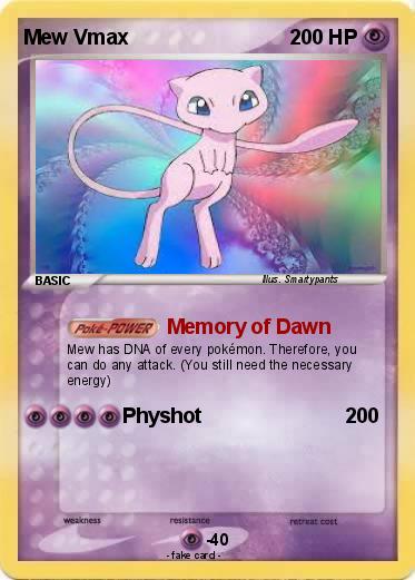 Pokemon Mew Vmax