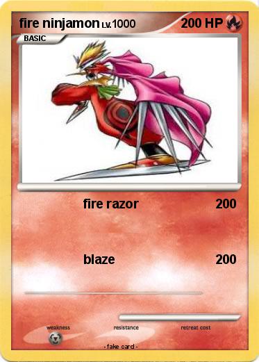 Pokemon fire ninjamon