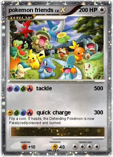 Pokemon pokemon friends