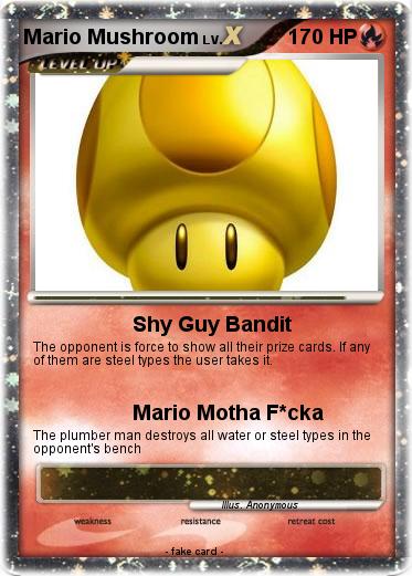 Pokemon Mario Mushroom
