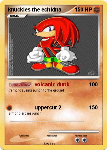 Pokemon knuckles the echidna