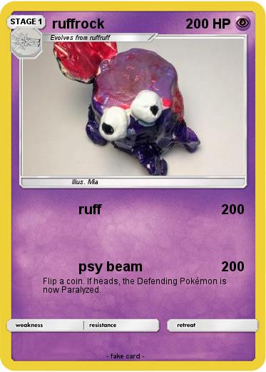 Pokemon ruffrock