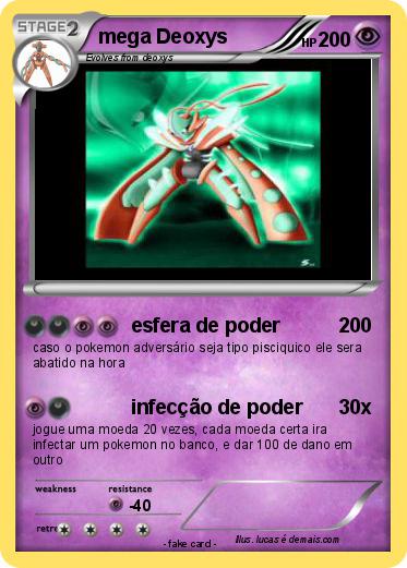 Pokemon mega Deoxys