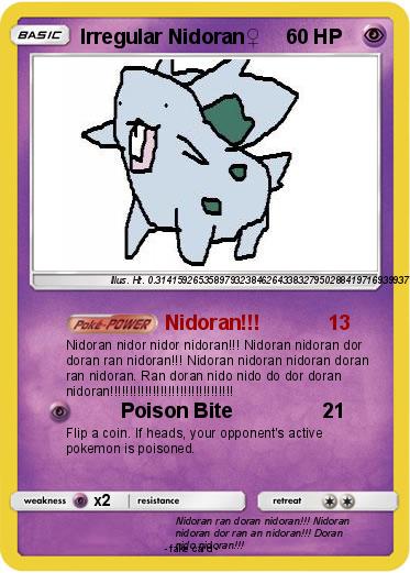 Pokemon Irregular Nidoran♀