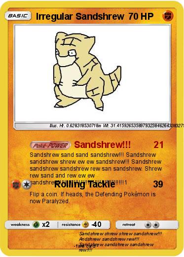 Pokemon Irregular Sandshrew