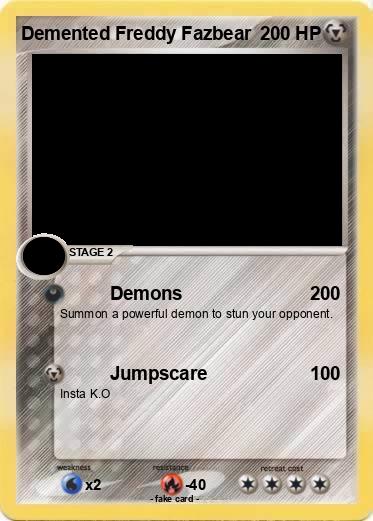Pokemon Demented Freddy Fazbear