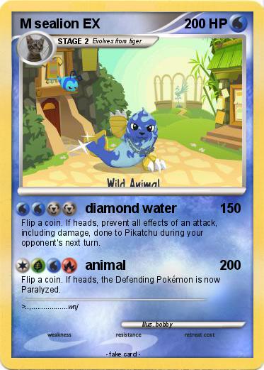 Pokemon M sealion EX