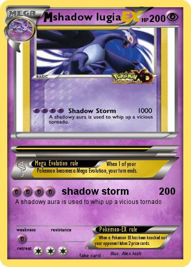 Pokemon shadow lugia